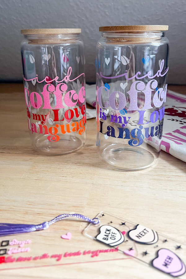 *LIMITED* Valentine's Glass Cup